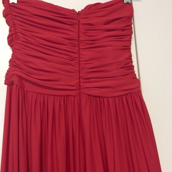 AnaMaria Couture Red Long Dress Small - Picture 4 of 5